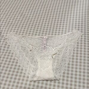 Victoria's Secret Cream Lace Panties
